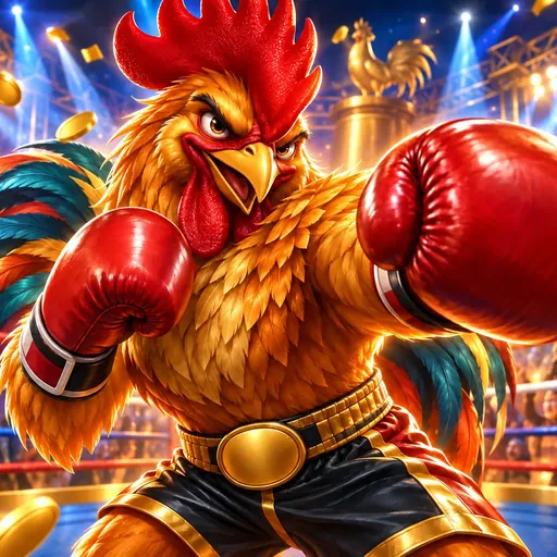 Battle Rooster pokie cover