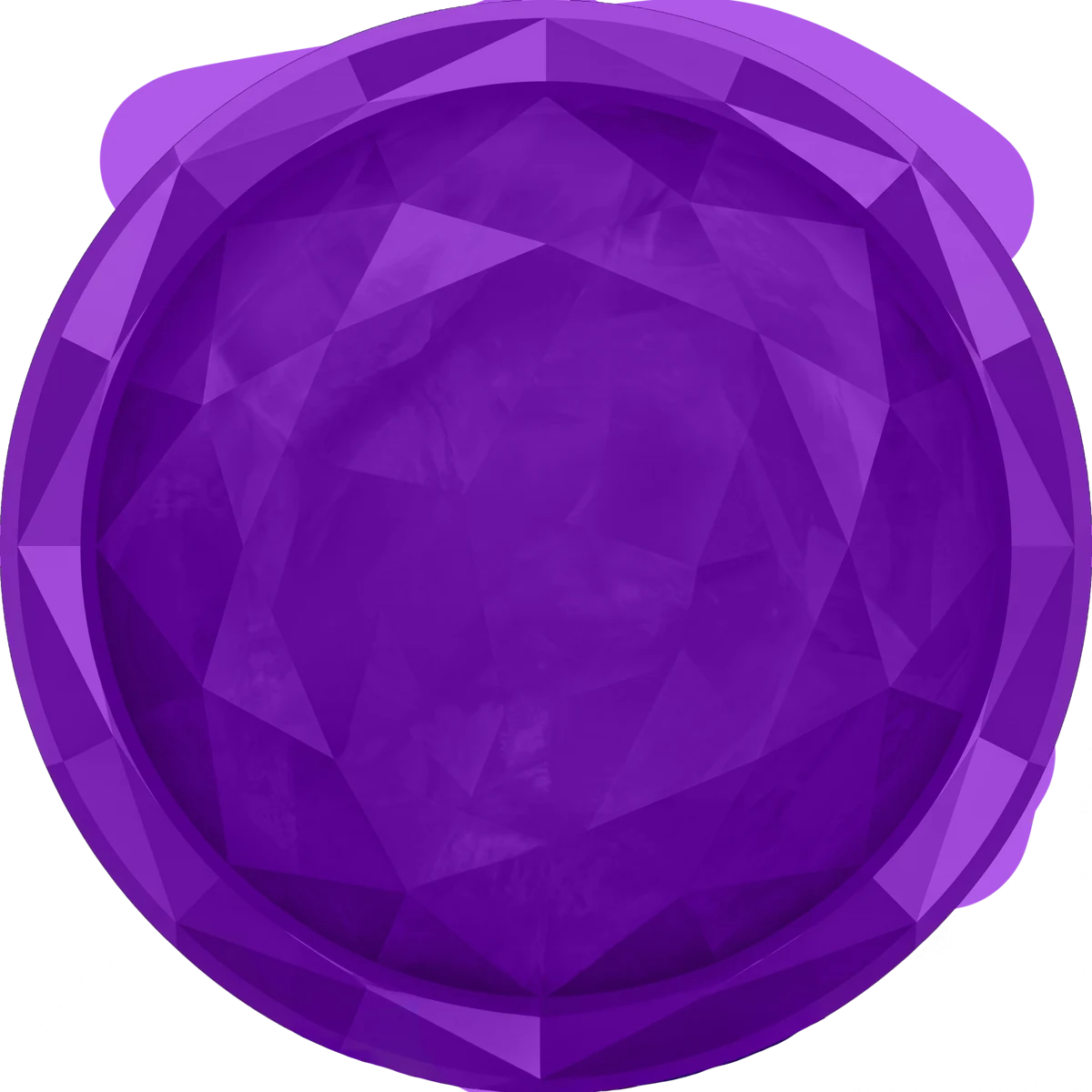 Faceted amethyst gem echoing the jewel-heist reels in Bar-X Safecracker Megaways
